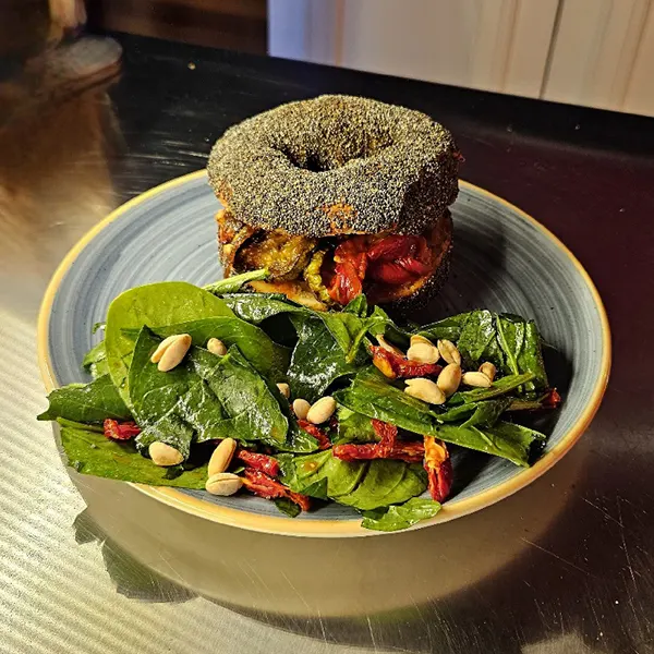 Vegan Bagel Haş Haşlı